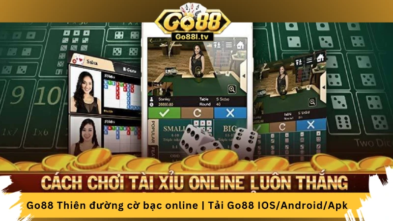 Cách chơi tài xỉu online tại Go88 tài xỉu 2024